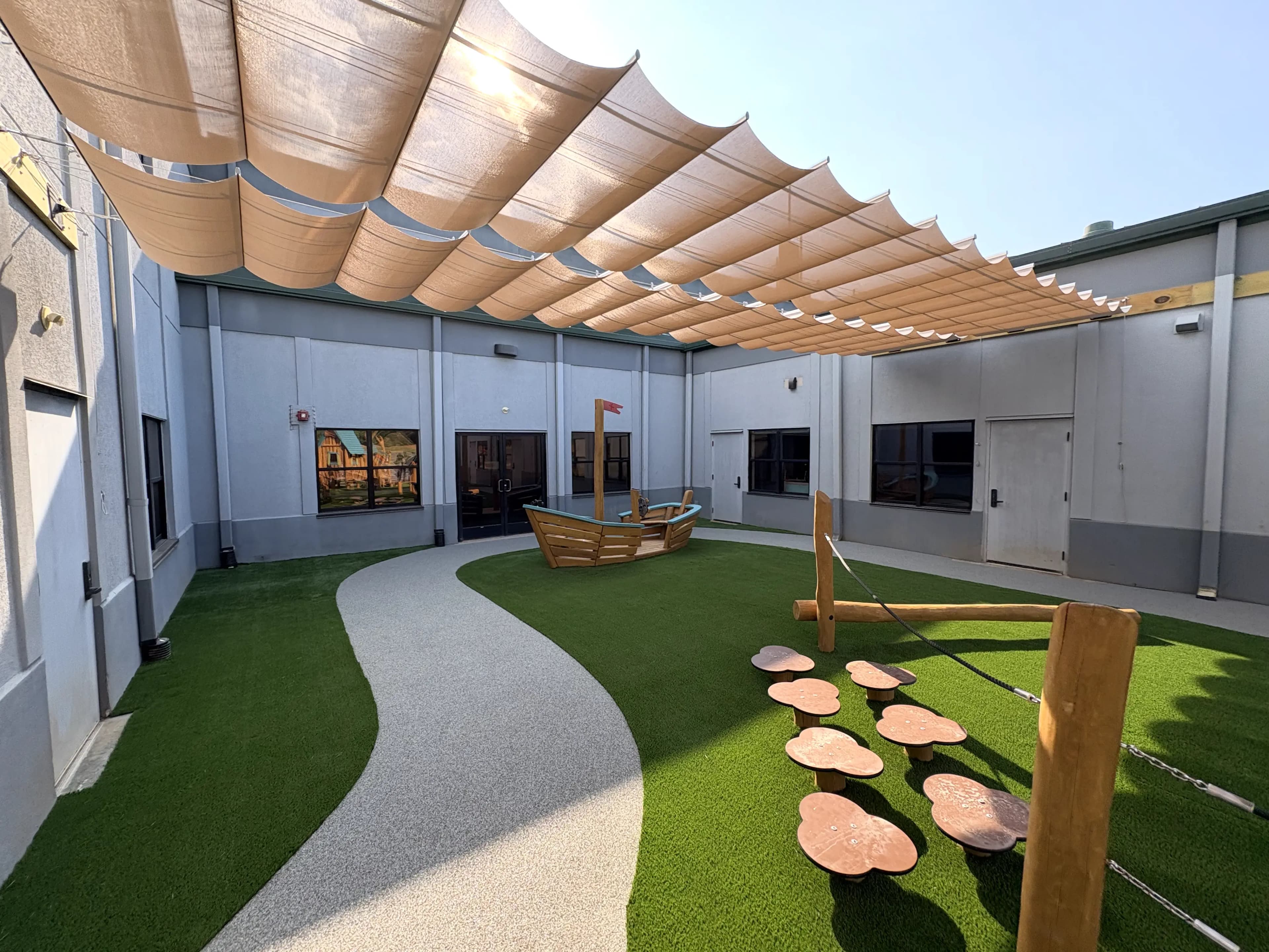 Grace Covenant Church playground turf — Huntersville NC