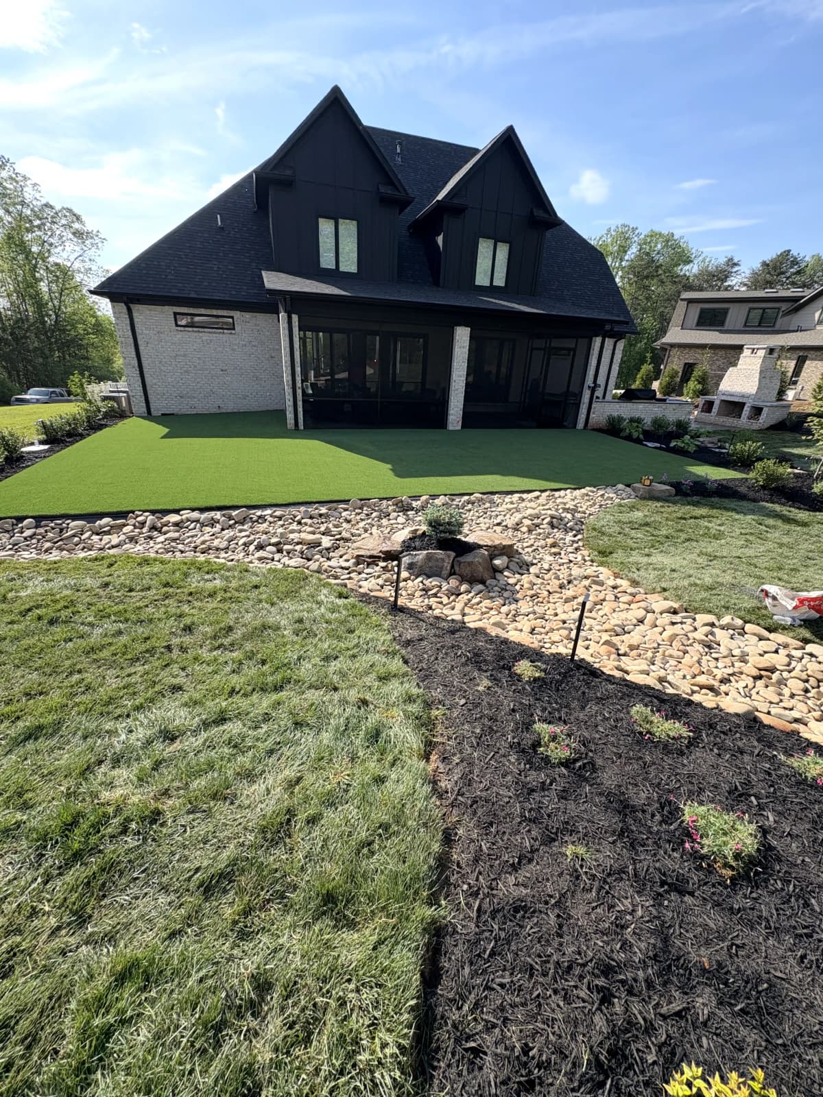 Modern Farmhouse Turf — Full Scope View