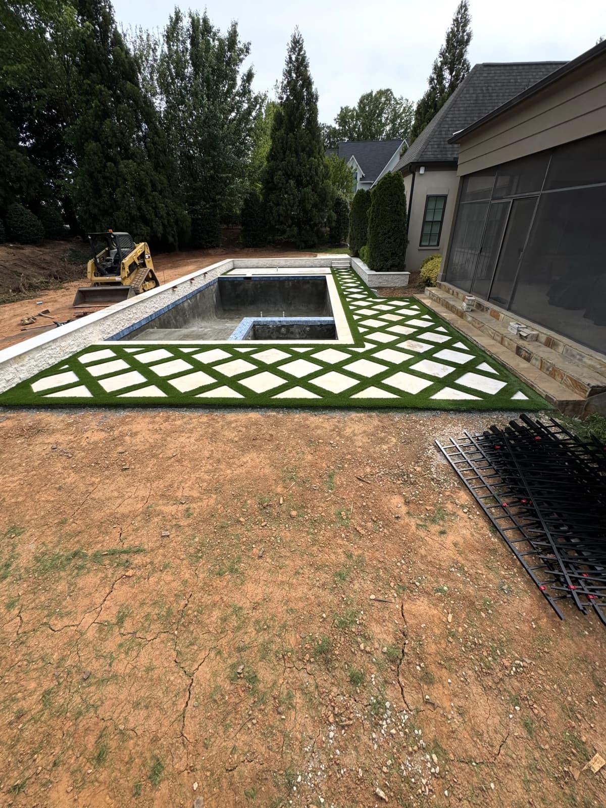 Pool Surround — Diamond Turf Completed Install