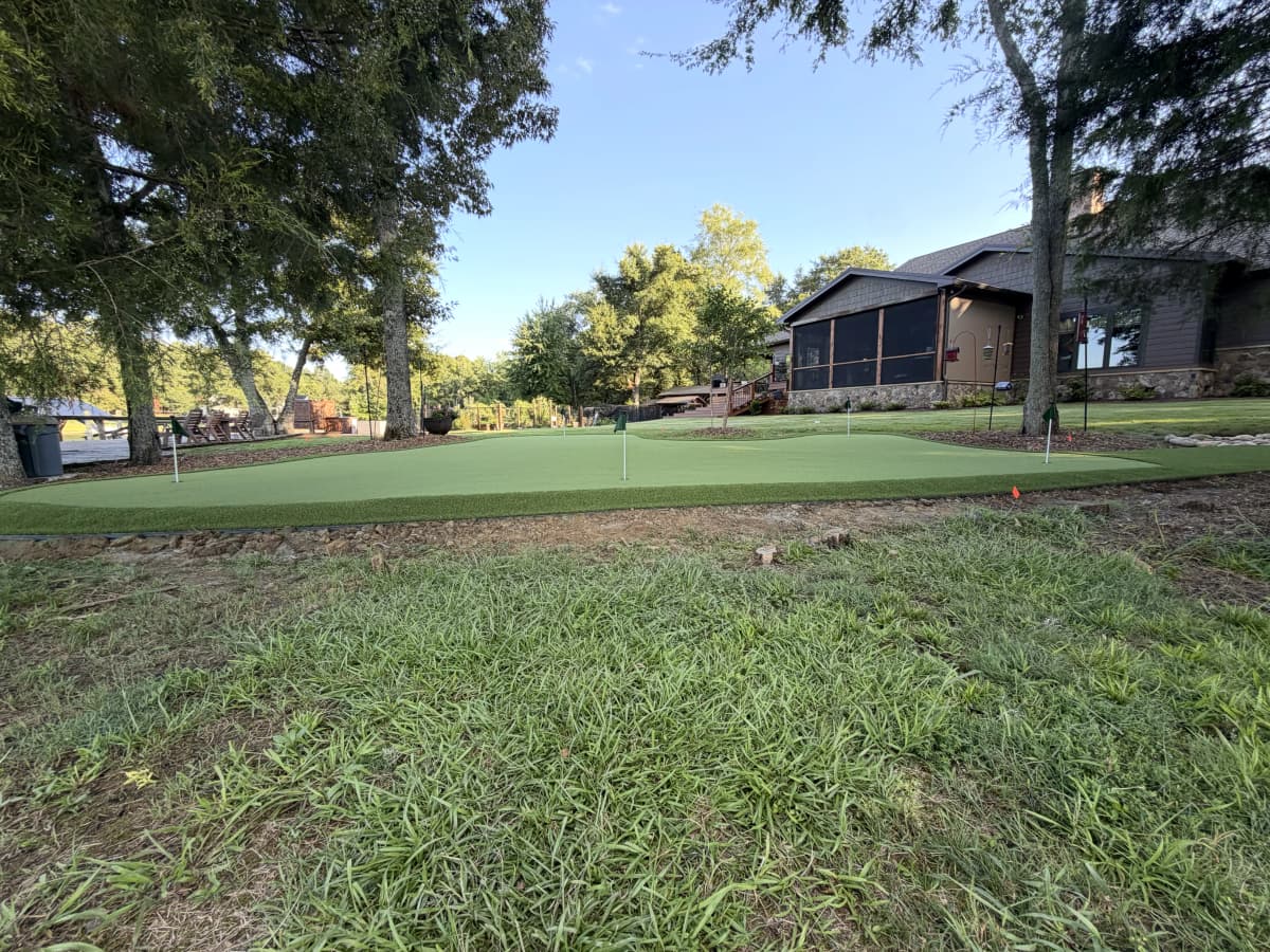 Multi-Hole Putting Green — Lakefront Estate