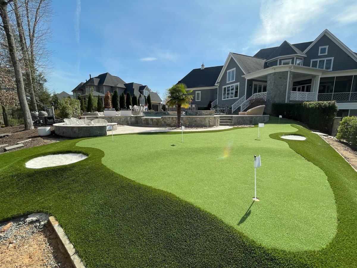 Luxury Estate Putting Green