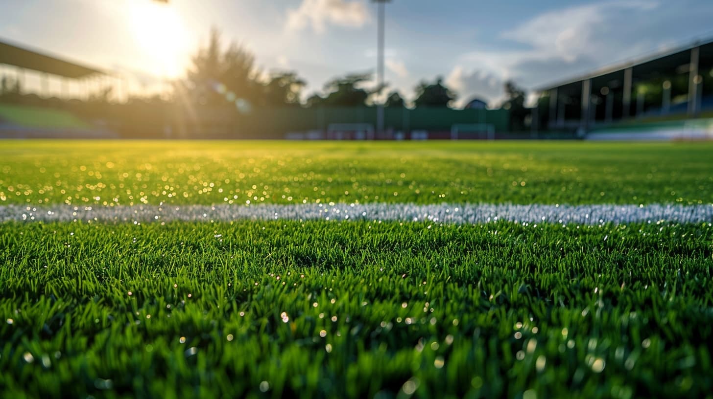 Artificial turf sports field installation by Atlantic Turf Specialists